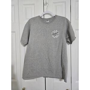 Anvil large women's gray "softball mom" tee